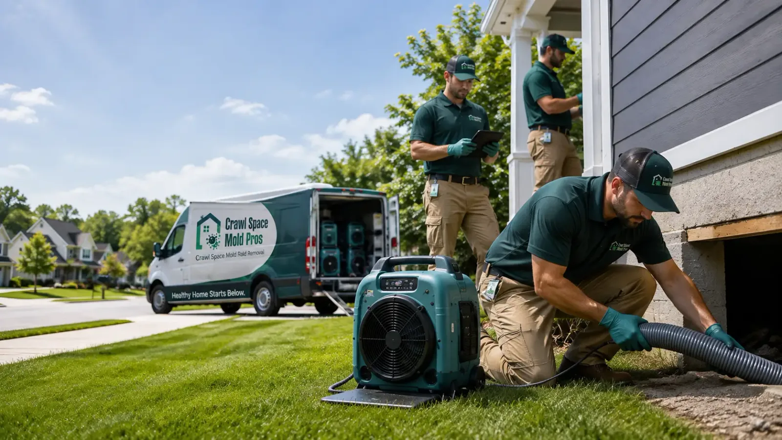 Crawl Space Mold Removal in Chadwick, IL